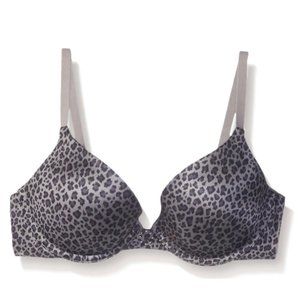 Maidenform Bra #09729 Leopard Print Padded Custom Lift Tailored 36C